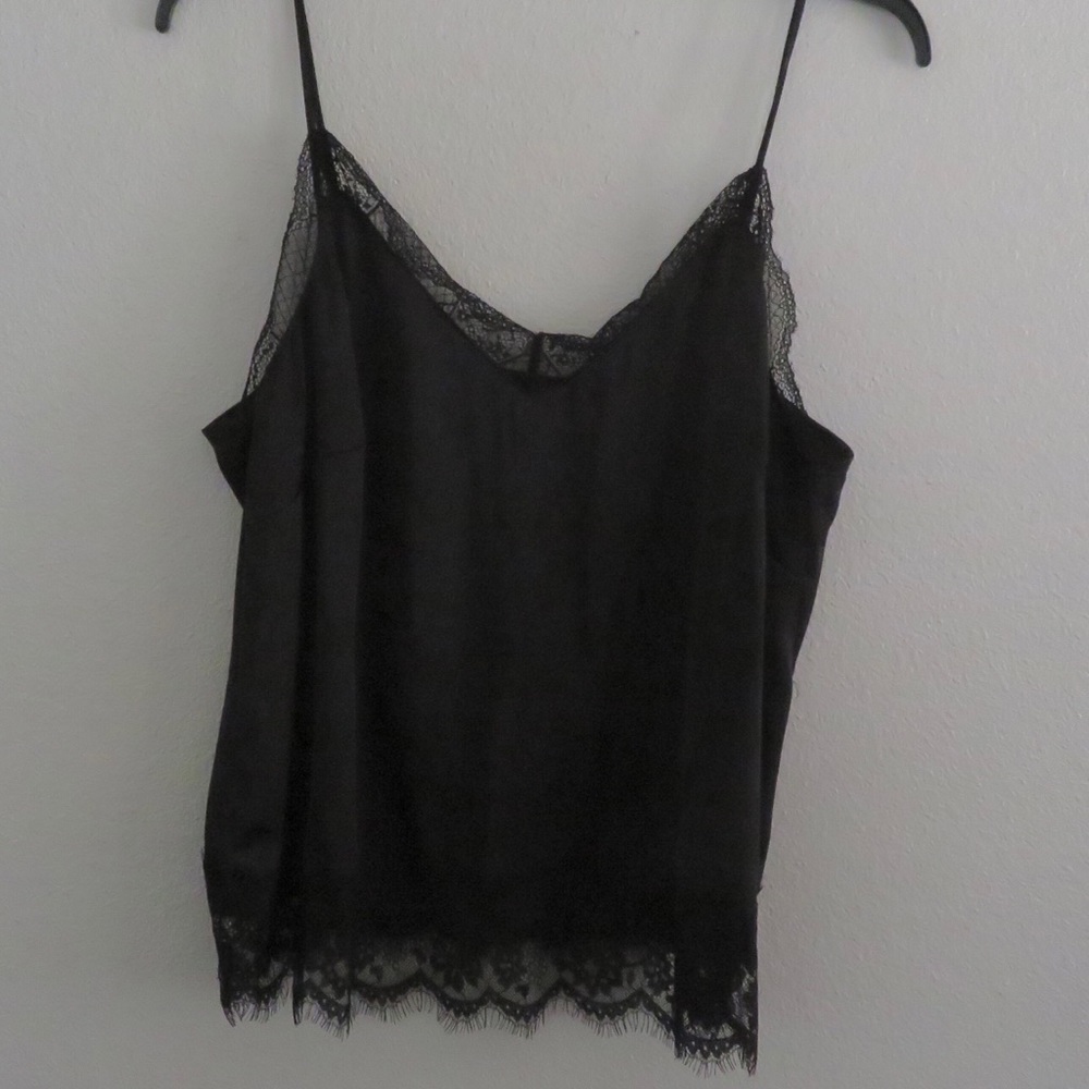 H&M Lace Silky Camisole Size: 8